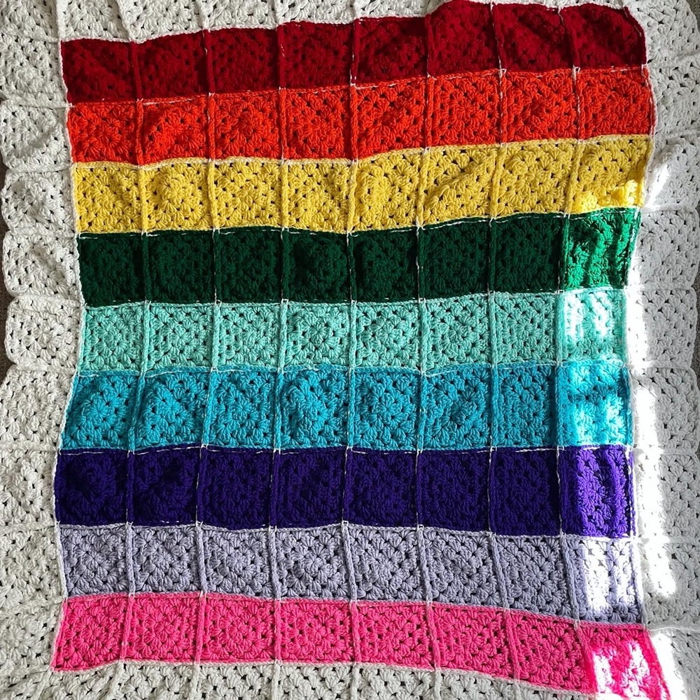 Rainbow Afghan